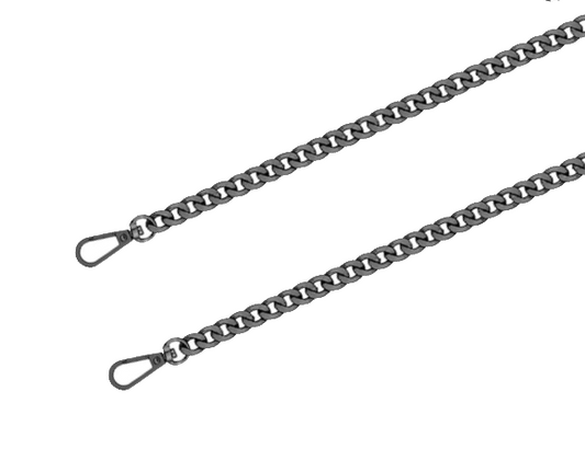 Gun Metal Handbag Strap