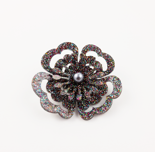 Glitter Anemone Brooch